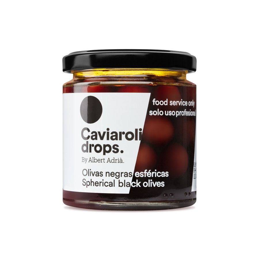Caviaroli Drops Olivas Esféricas Negras