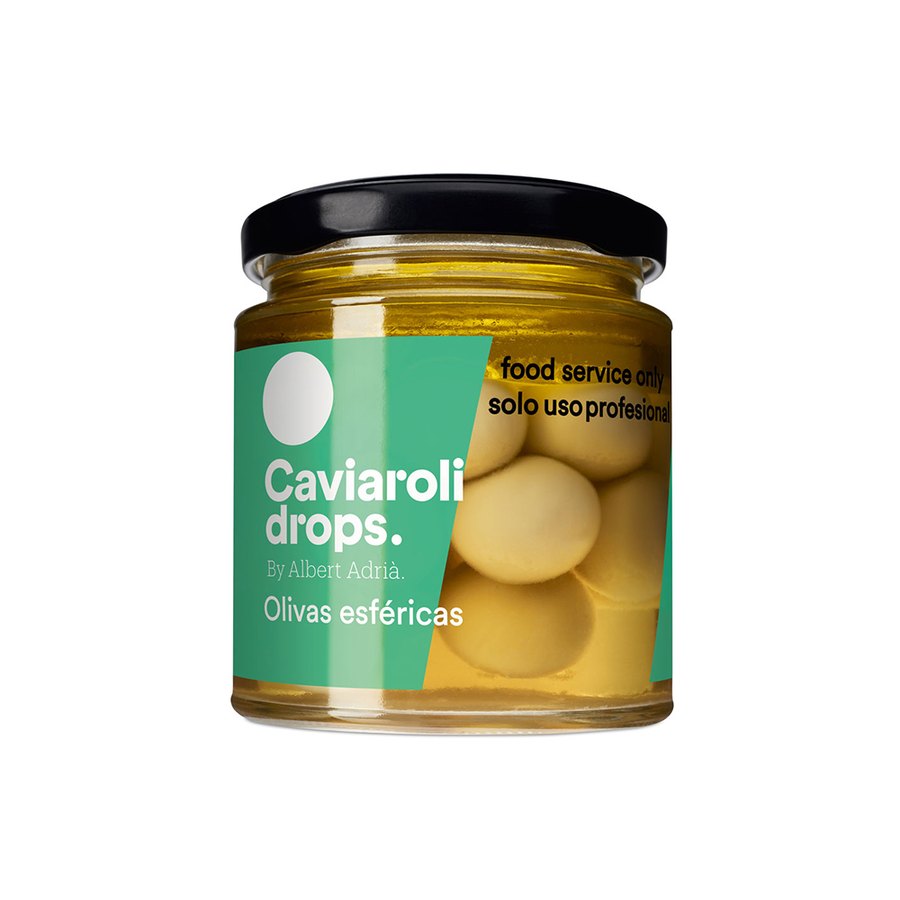 Caviaroli Drops Olivas Esféricas Verdes
